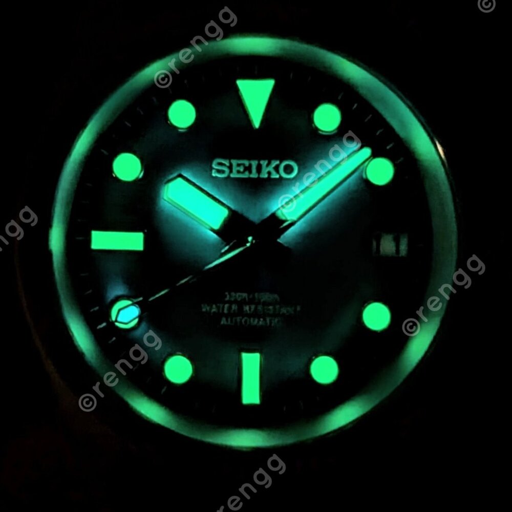 Solid Titanium 36mm Full Automatic Blue Dial Sapp… - image 3